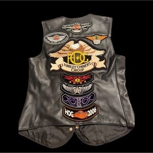 Vintage Harley Davidson women’s vest. Small